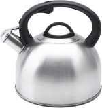 3L Tea Kettle for Stove Top, Loud Whistling Tea Kettles Water Boiler, Stainless Steel Kettle with Anti-Heat Handle and Simple Touch Button to Control Kettle Outlet