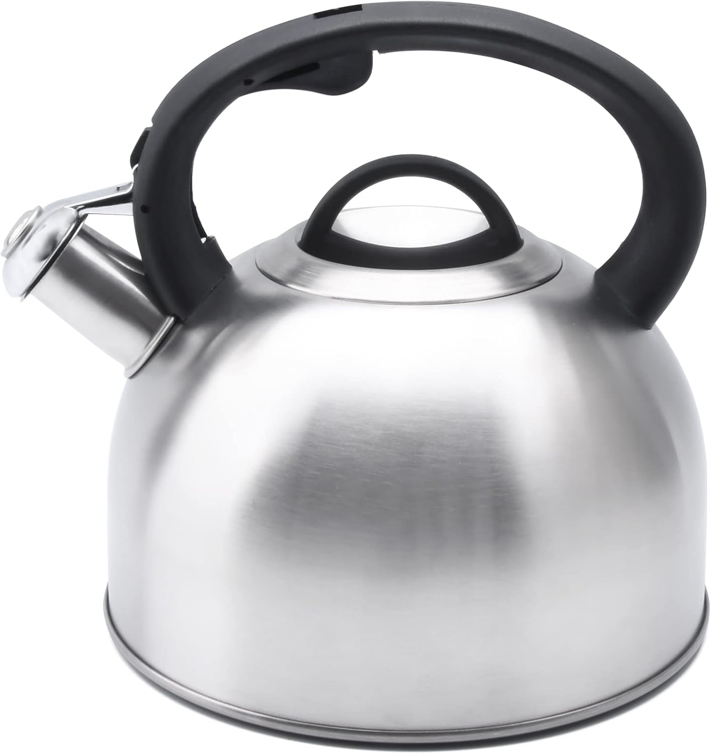 61d7cm1j2vL._AC_SL1500_.jpg 3L Tea Kettle for Stove Top, Loud Whistling Tea Kettles Water Boiler, Stainless Steel Kettle with Anti-Heat Handle and Simple Touch Button to Control Kettle Outlet - Image 1